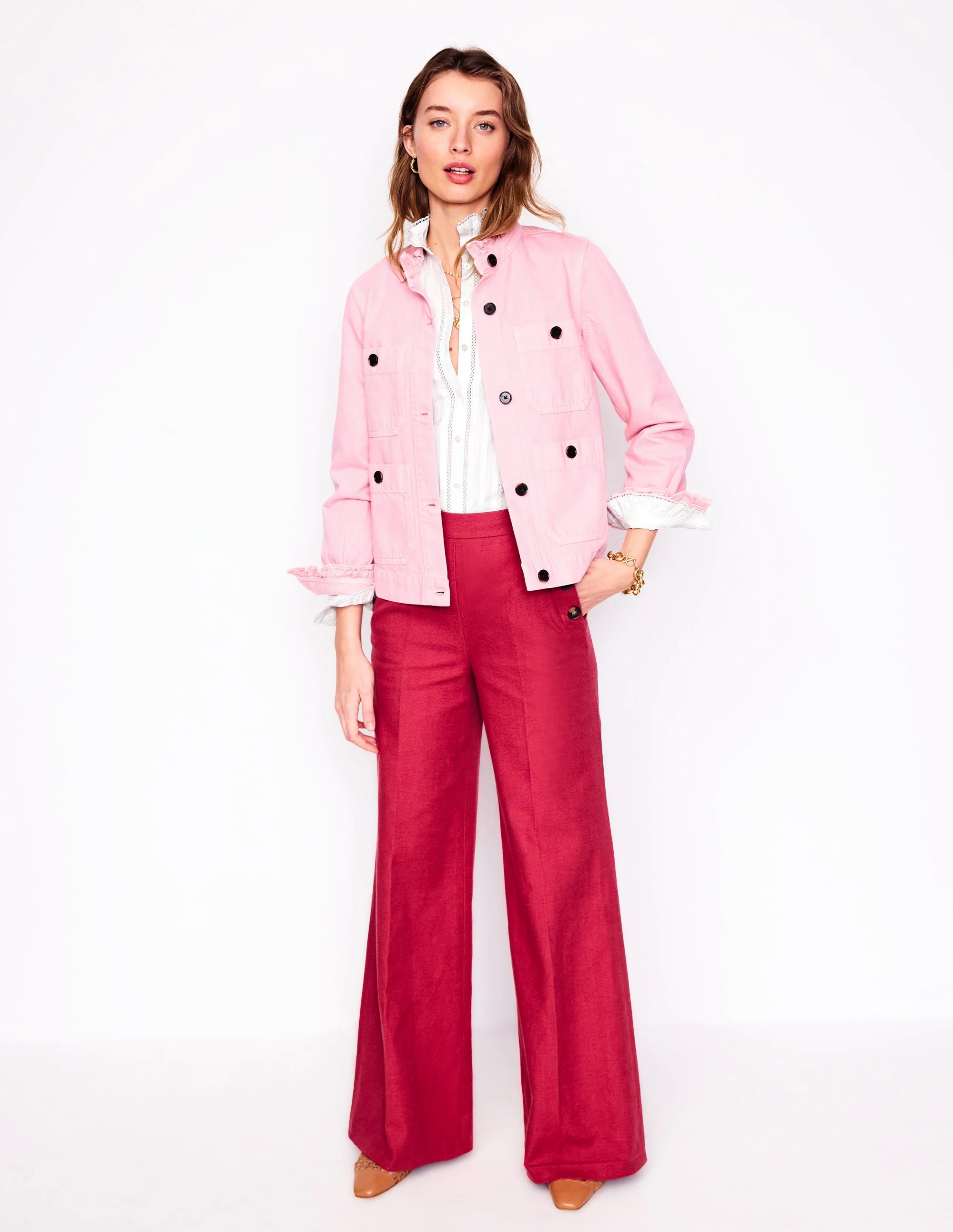 Felicity Lace Blouse-White