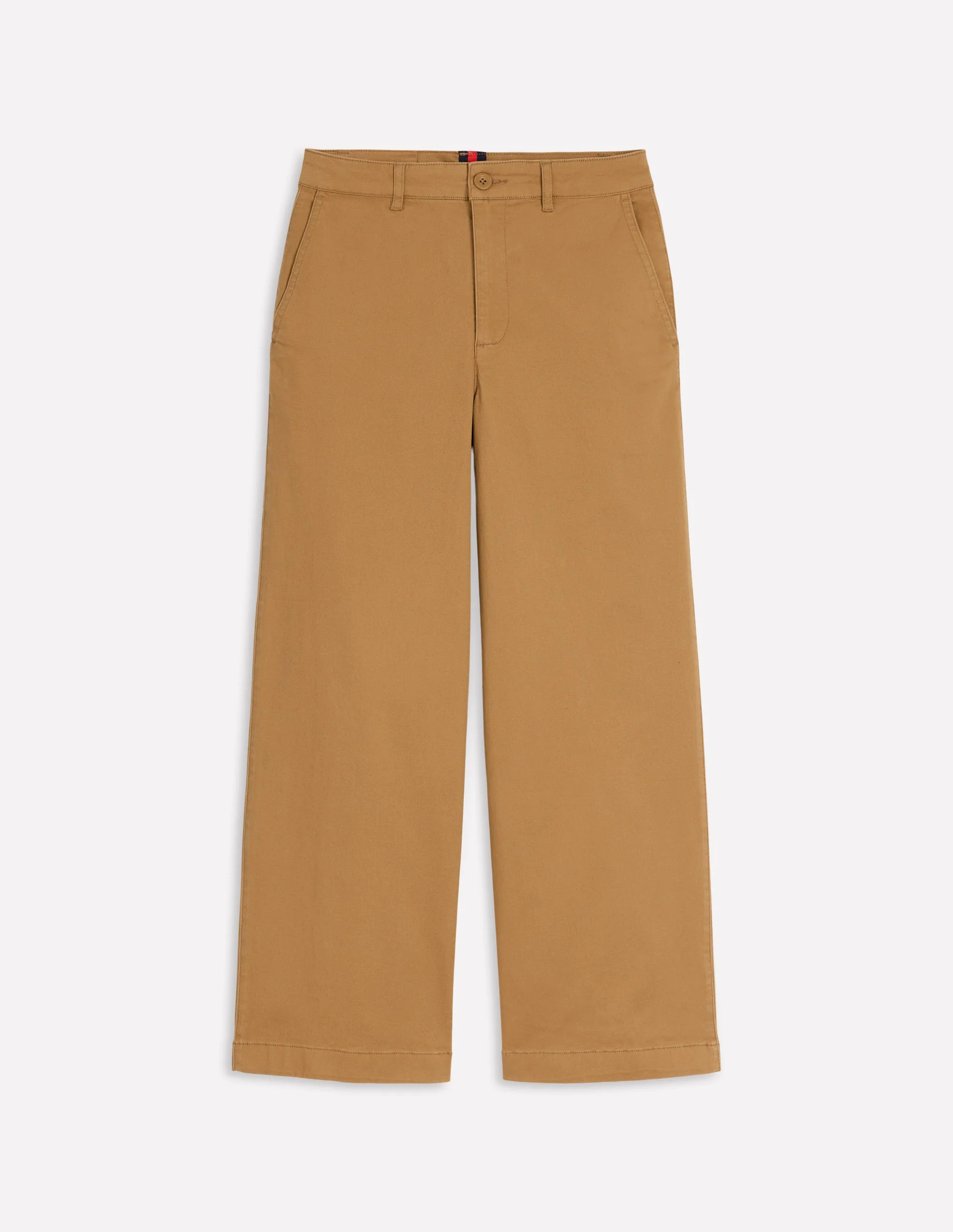 Barnsbury Crop Chino Pants-Hazelnut Brown