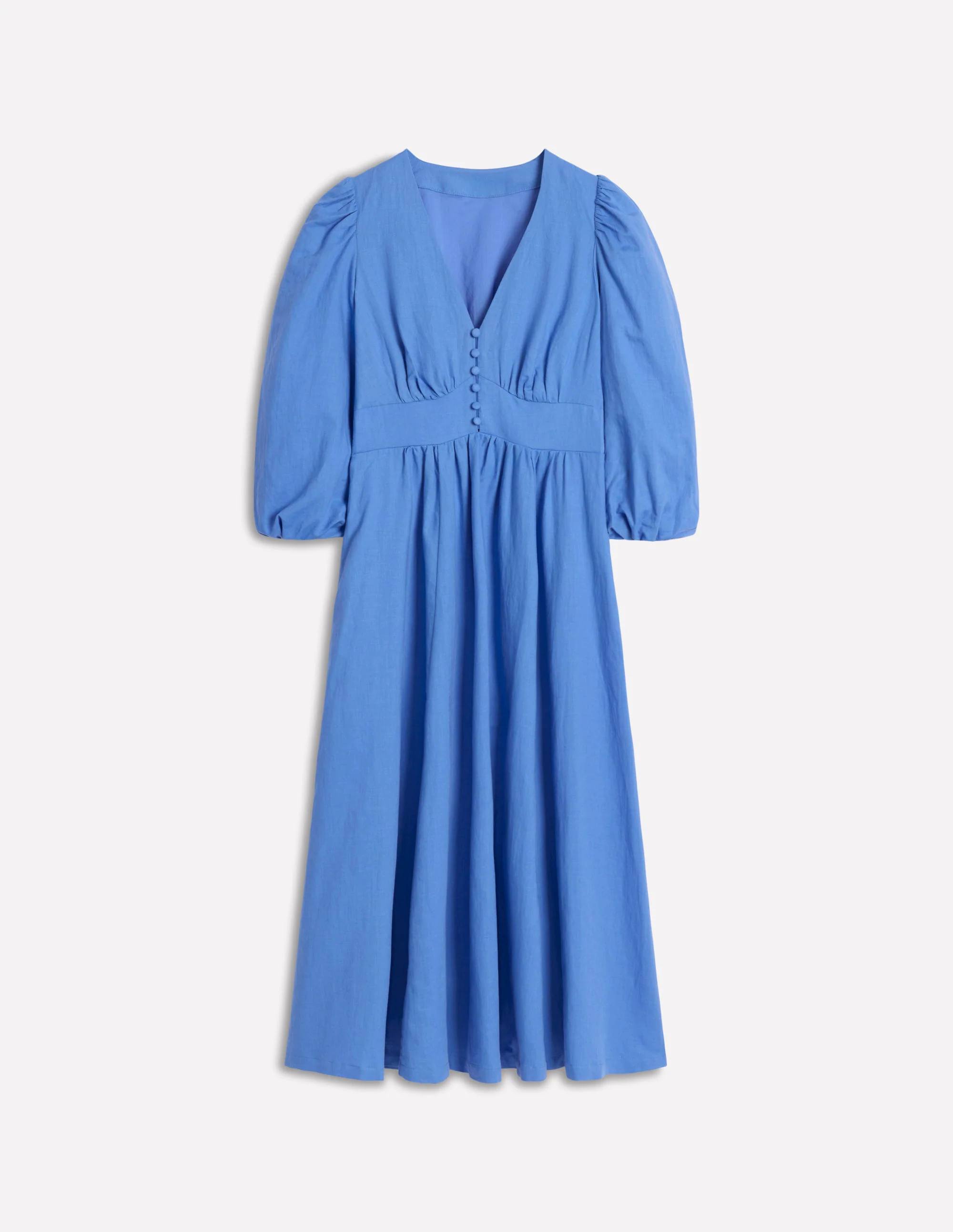 Lola Blouson Maxi Dress-Ocean Blue