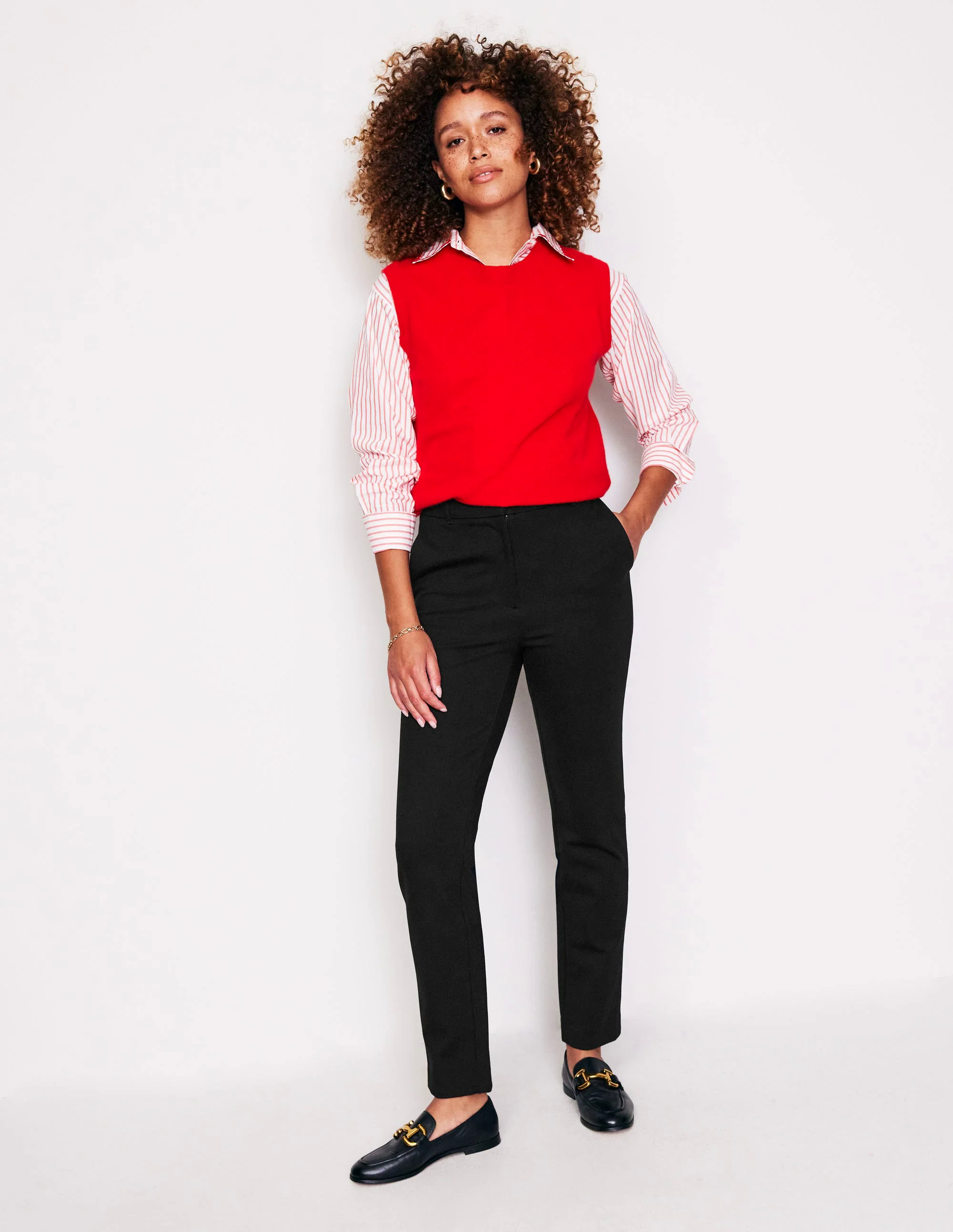 Highgate Ponte Pants-Black