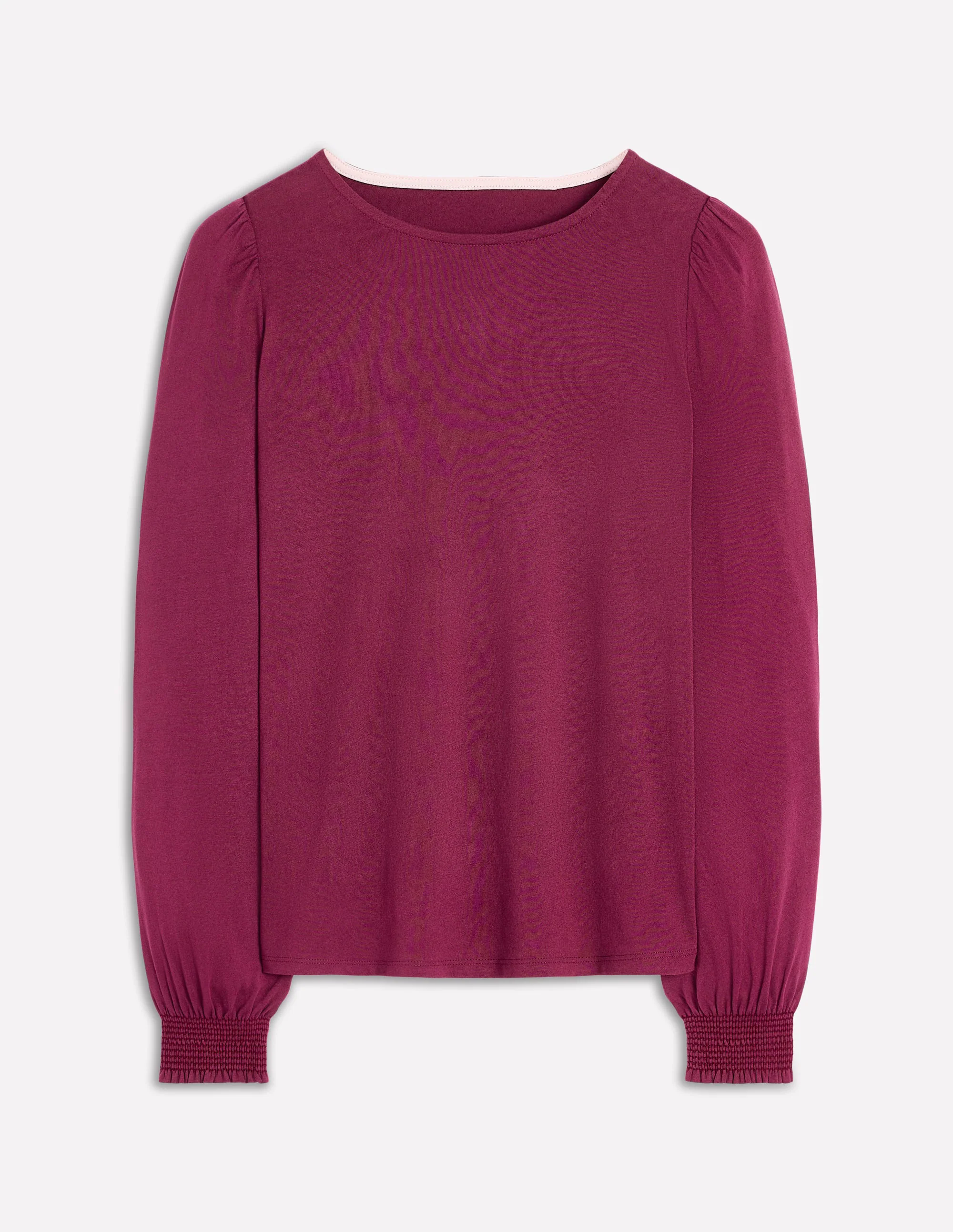 Smocked Cuff Supersoft Top-Deep Wisteria