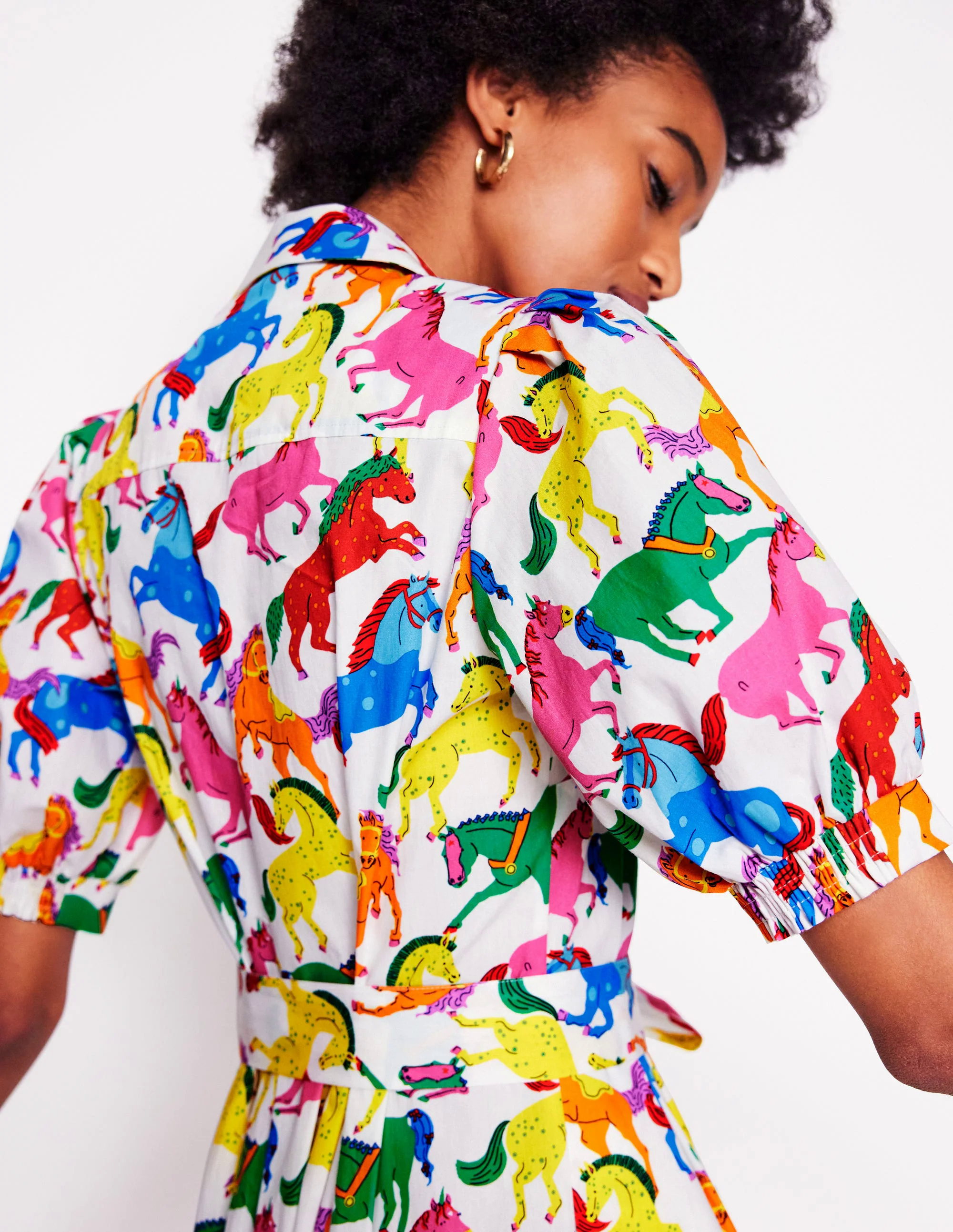 Alexa Maxi Shirt Dress-Multi, Pony Club