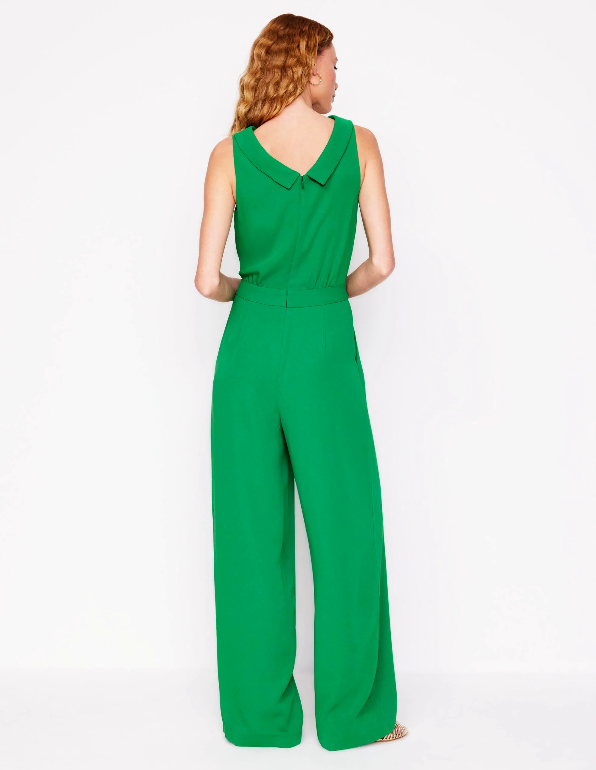 Clarissa Jumpsuit-Rich Emerald