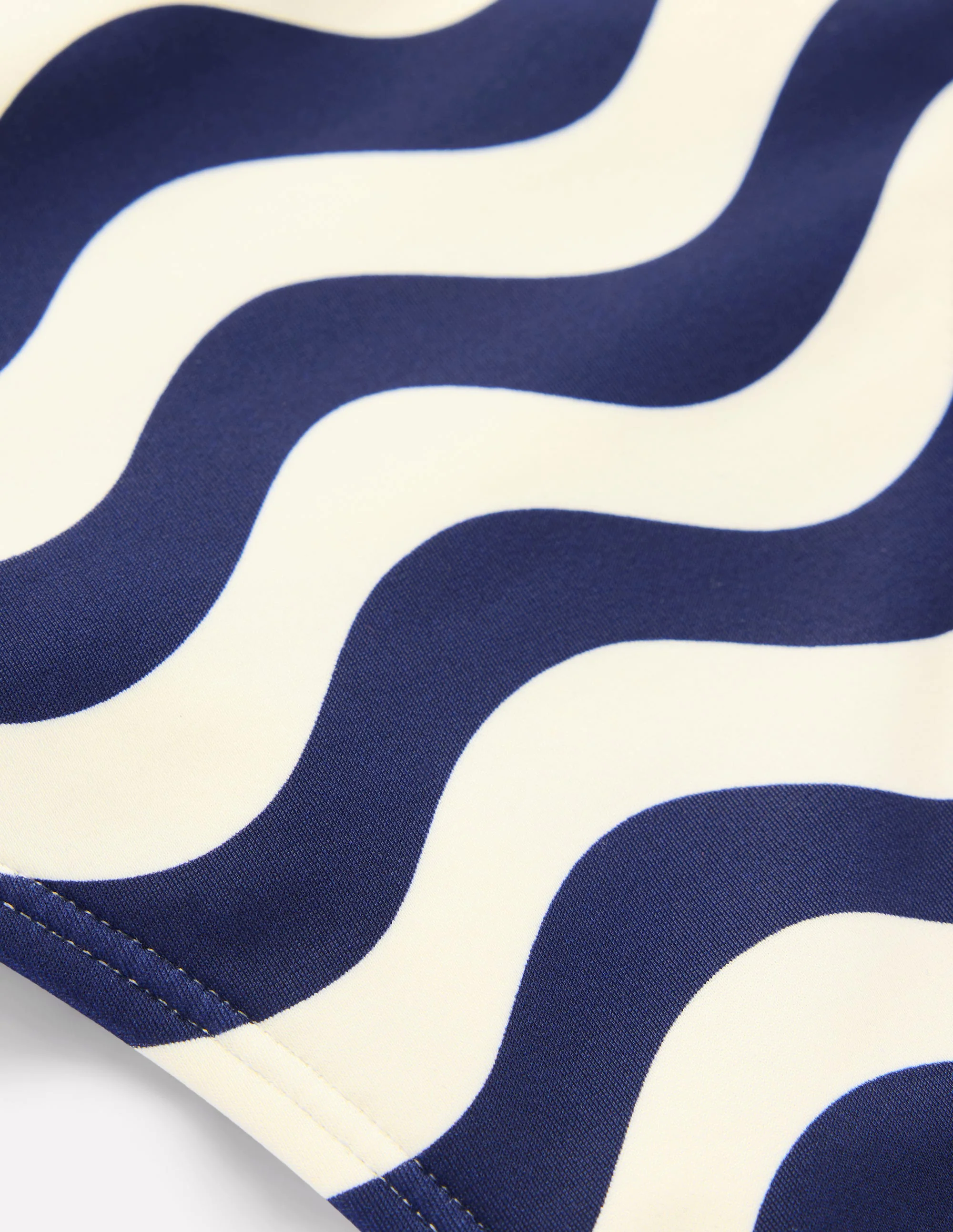 Classic Bikini Bottoms-Navy, Rythmic Wave