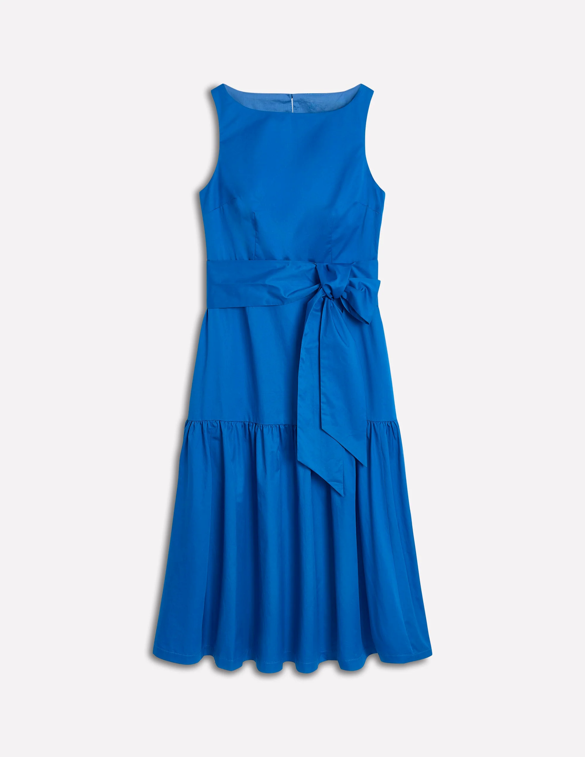 Deep Tier Fit & Flare Dress-Kingfisher Blue