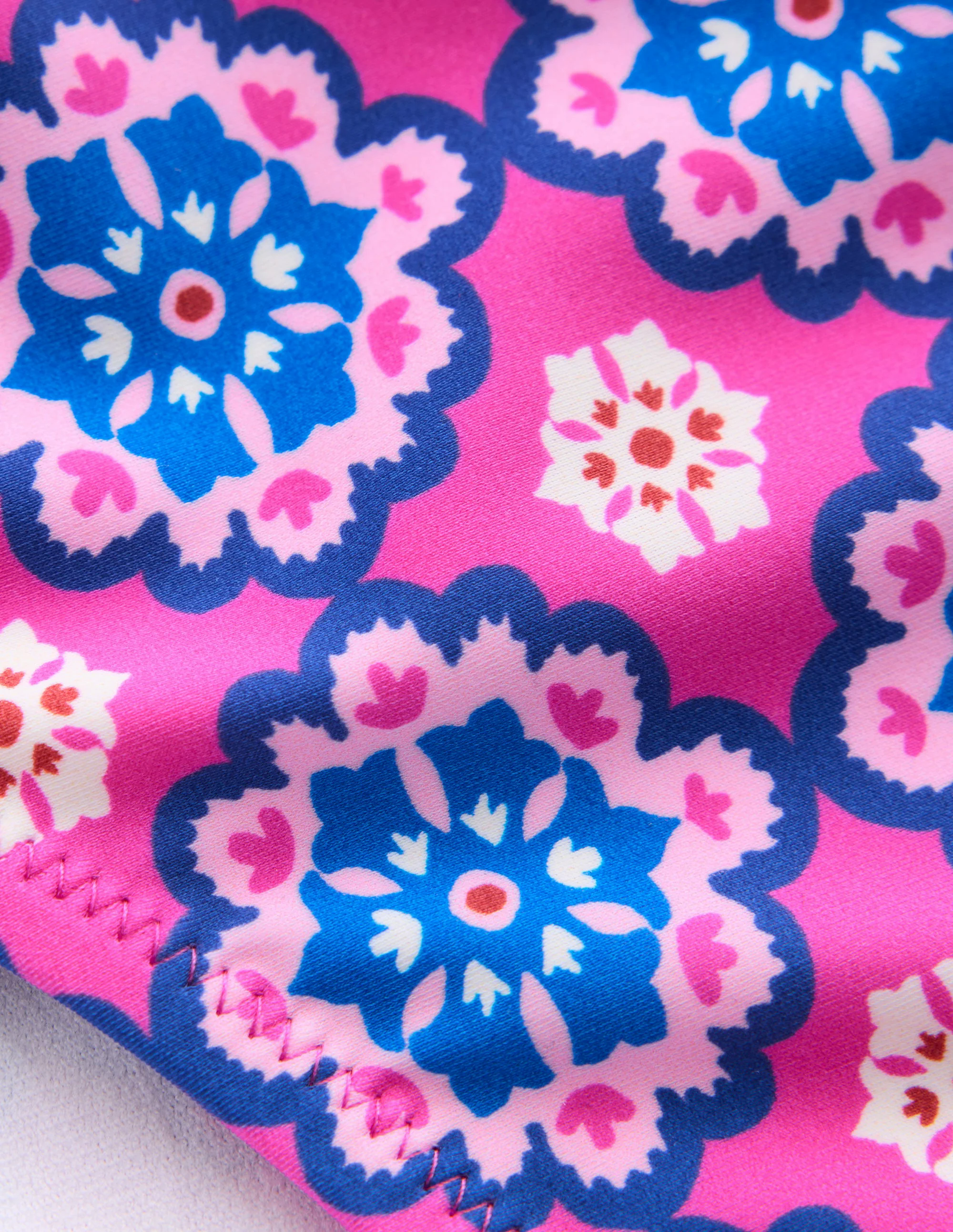 Classic Bikini Bottoms-Cosmos Pink, Geo