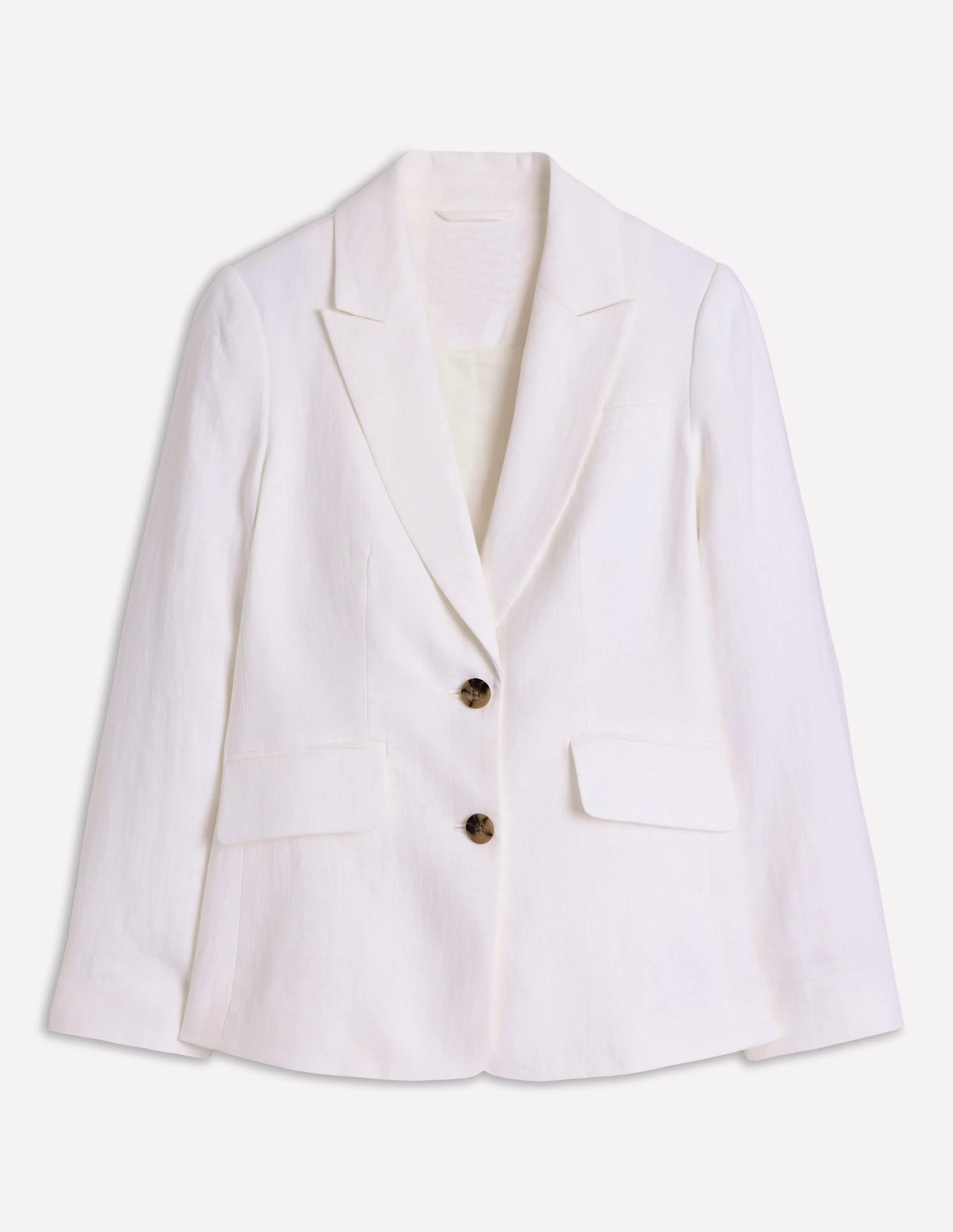 Stamford Linen Blazer-White