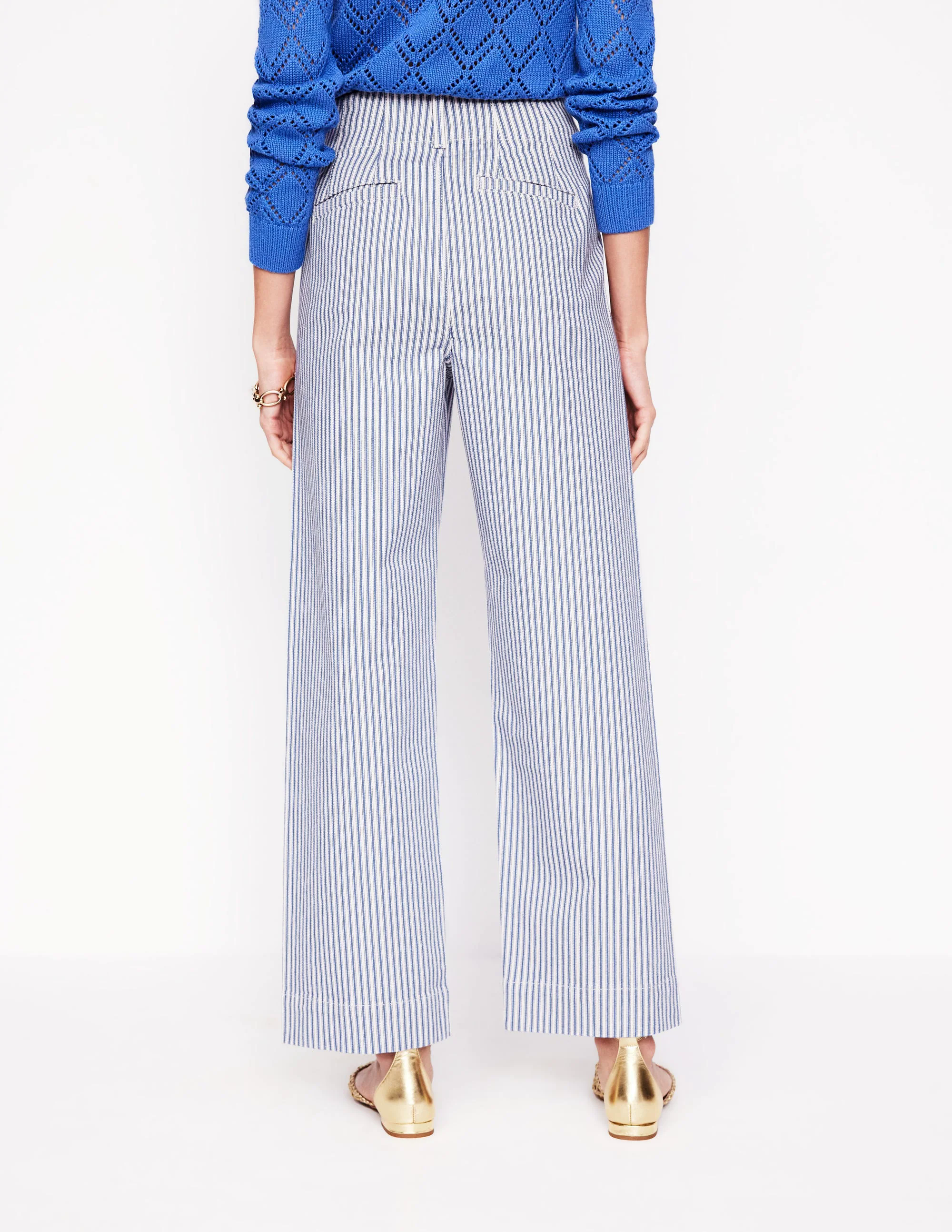 Primrose Patch Pocket Pants-Ticking Stripe