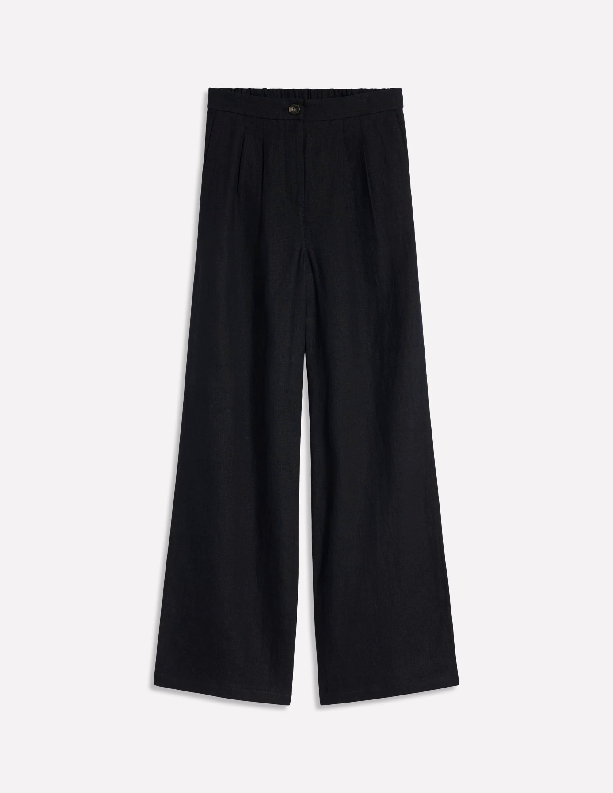 Dulwich Linen Pants-Black