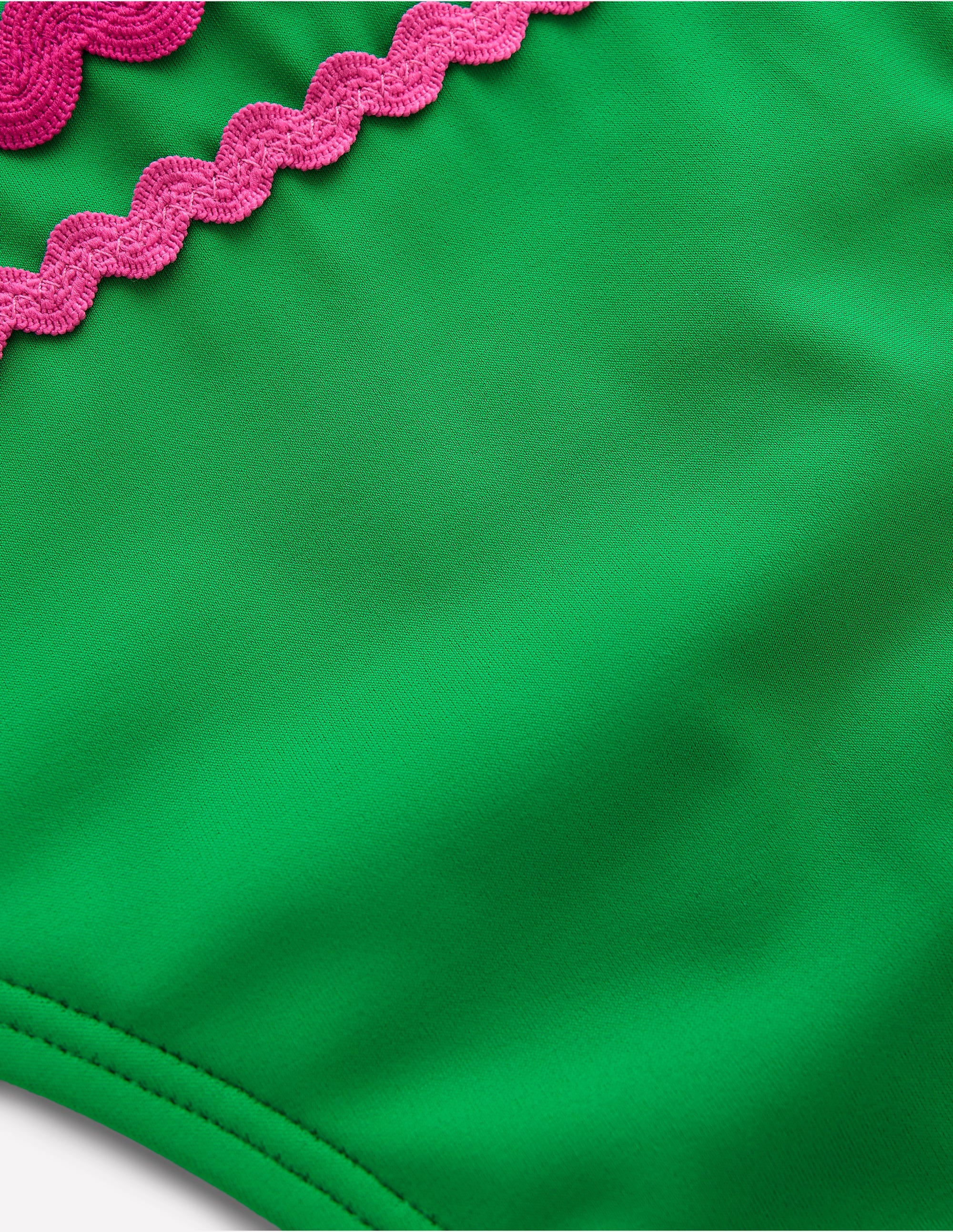 Porto Bikini Bottoms-Bright Green Rik Rak