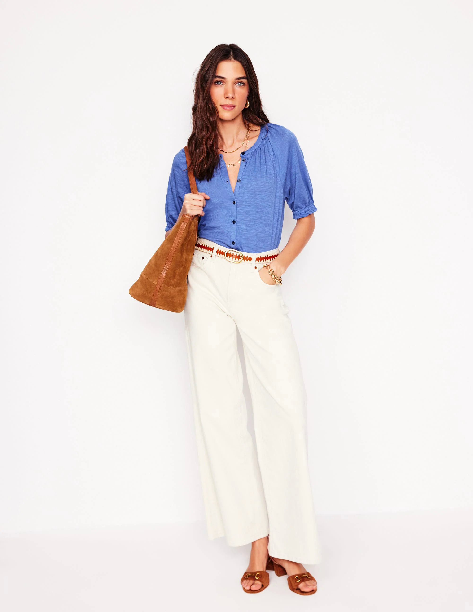 Isla Jersey Shirt-Blue River