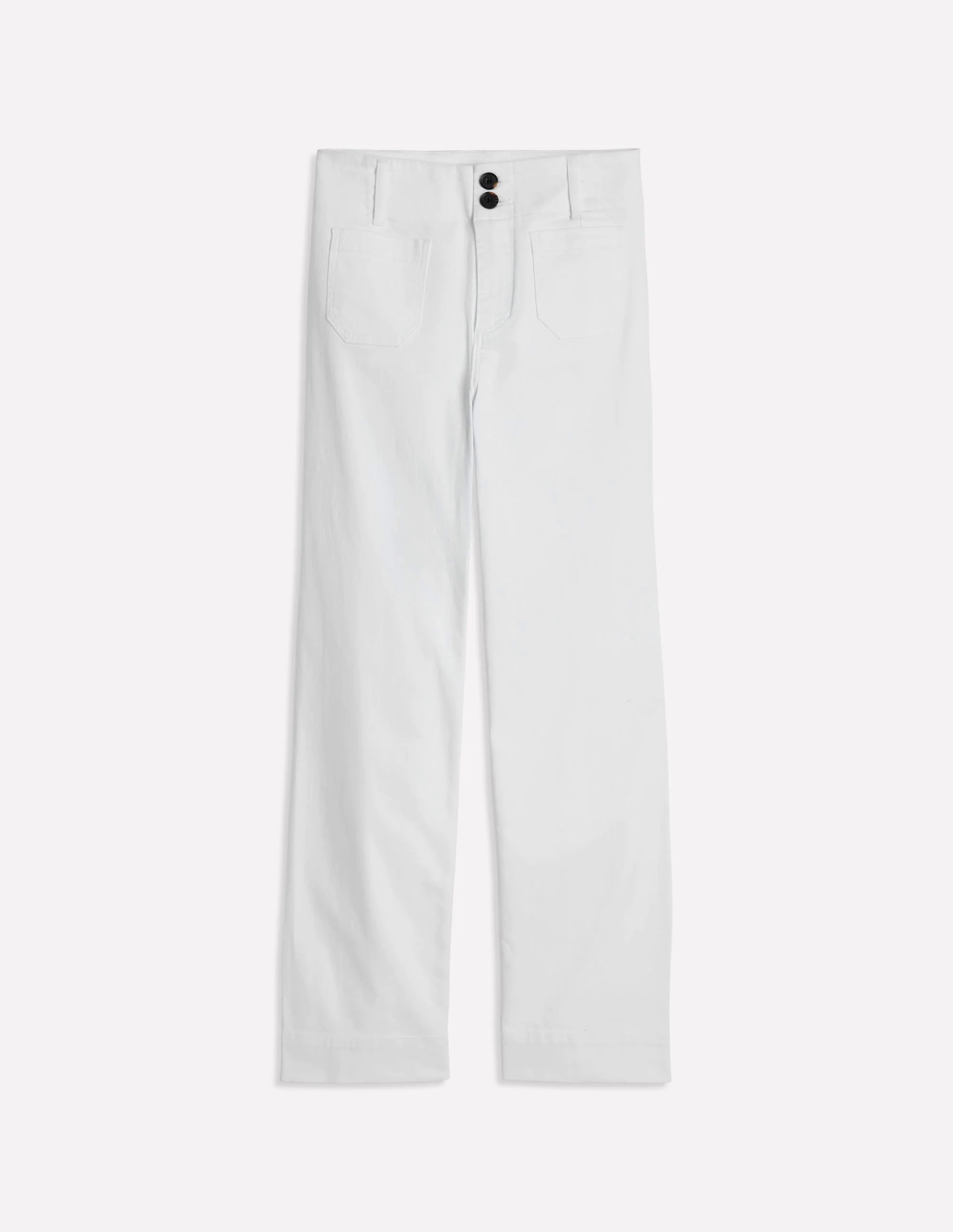 Primrose Patch Pocket Pants-White