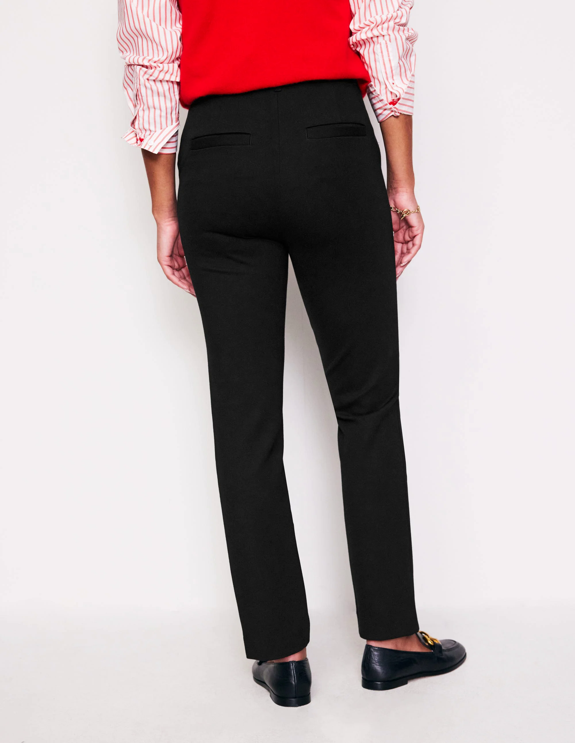 Highgate Ponte Pants-Black