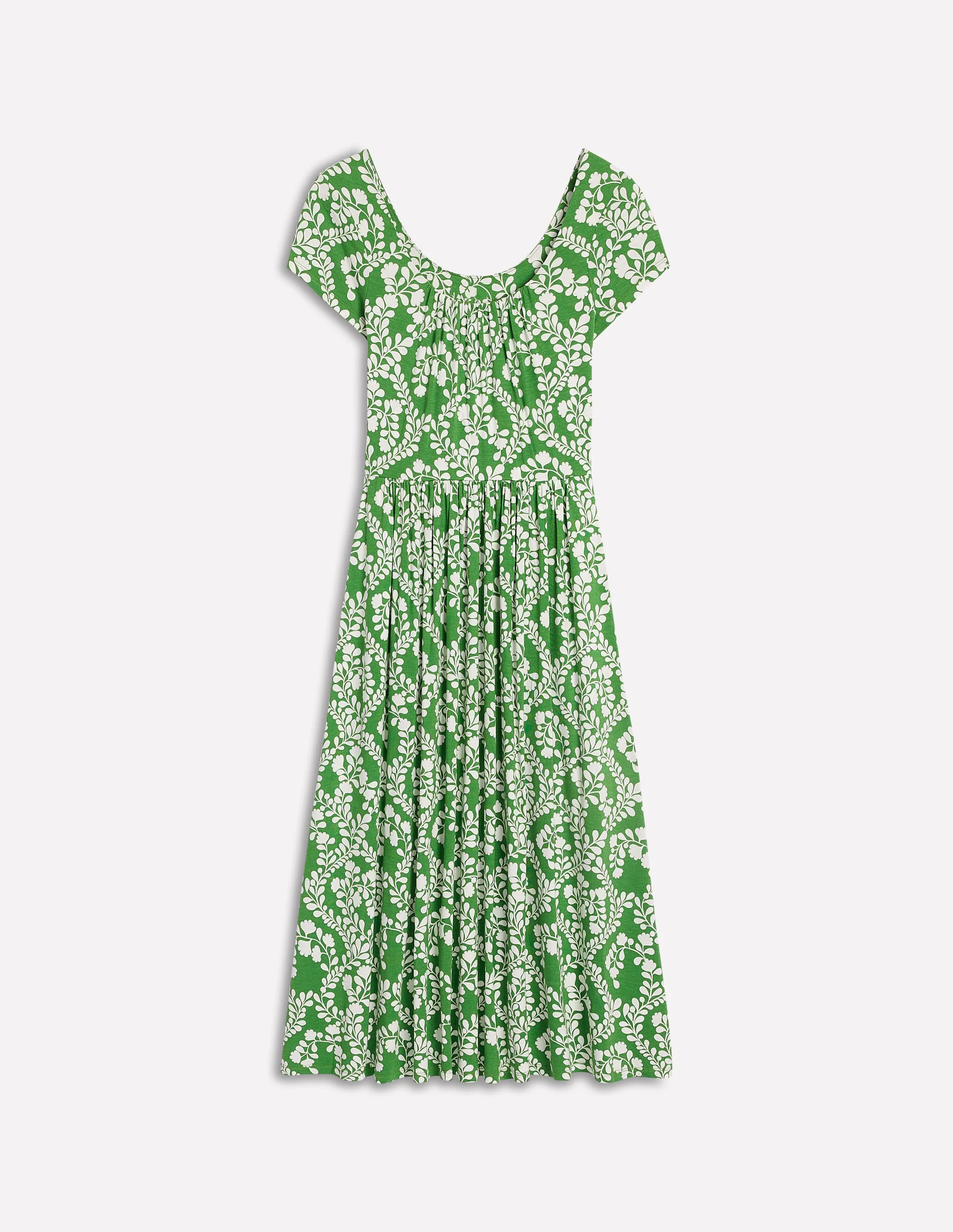 Samantha Scoop Jersey Dress-Paradise Green, Vine