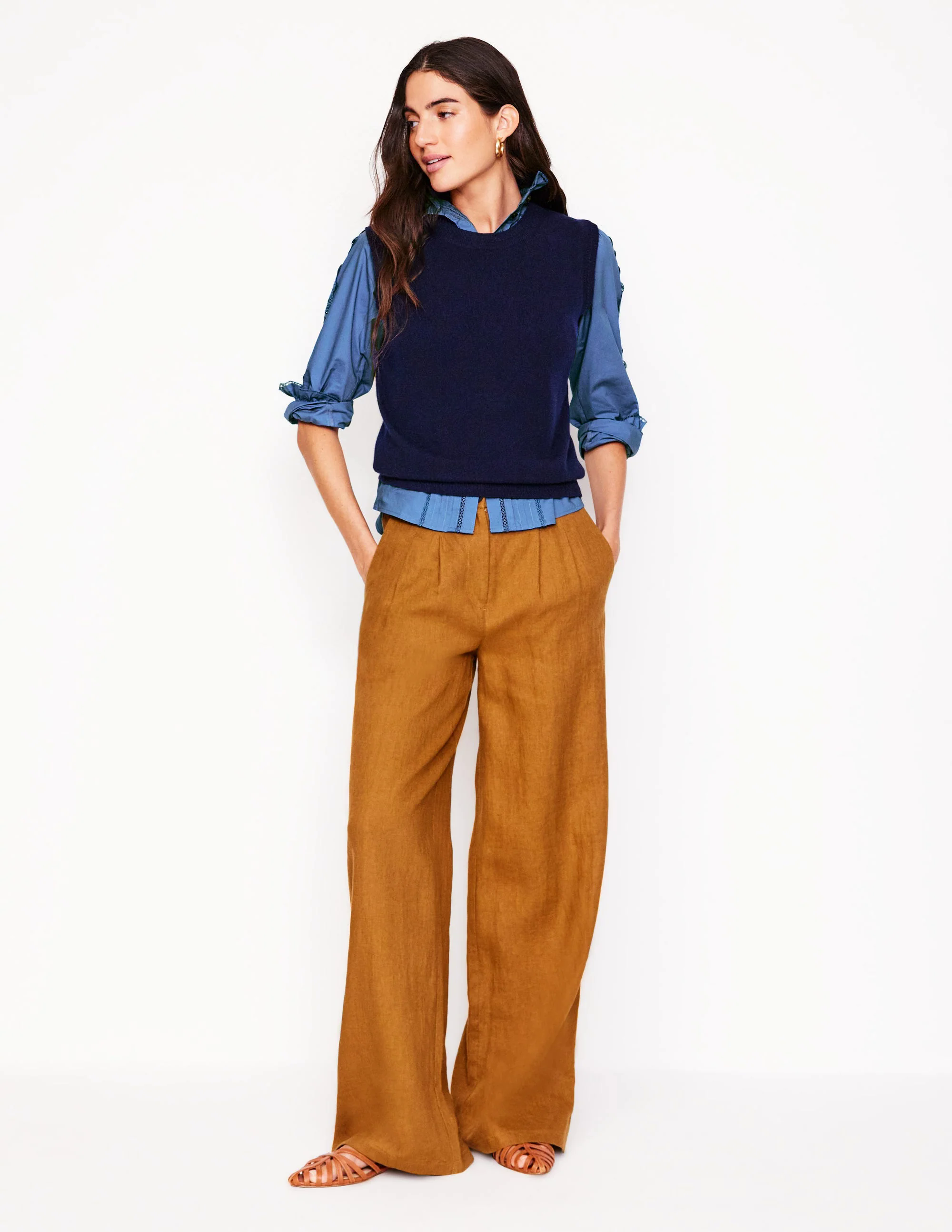 Felicity Lace Blouse-Blue River