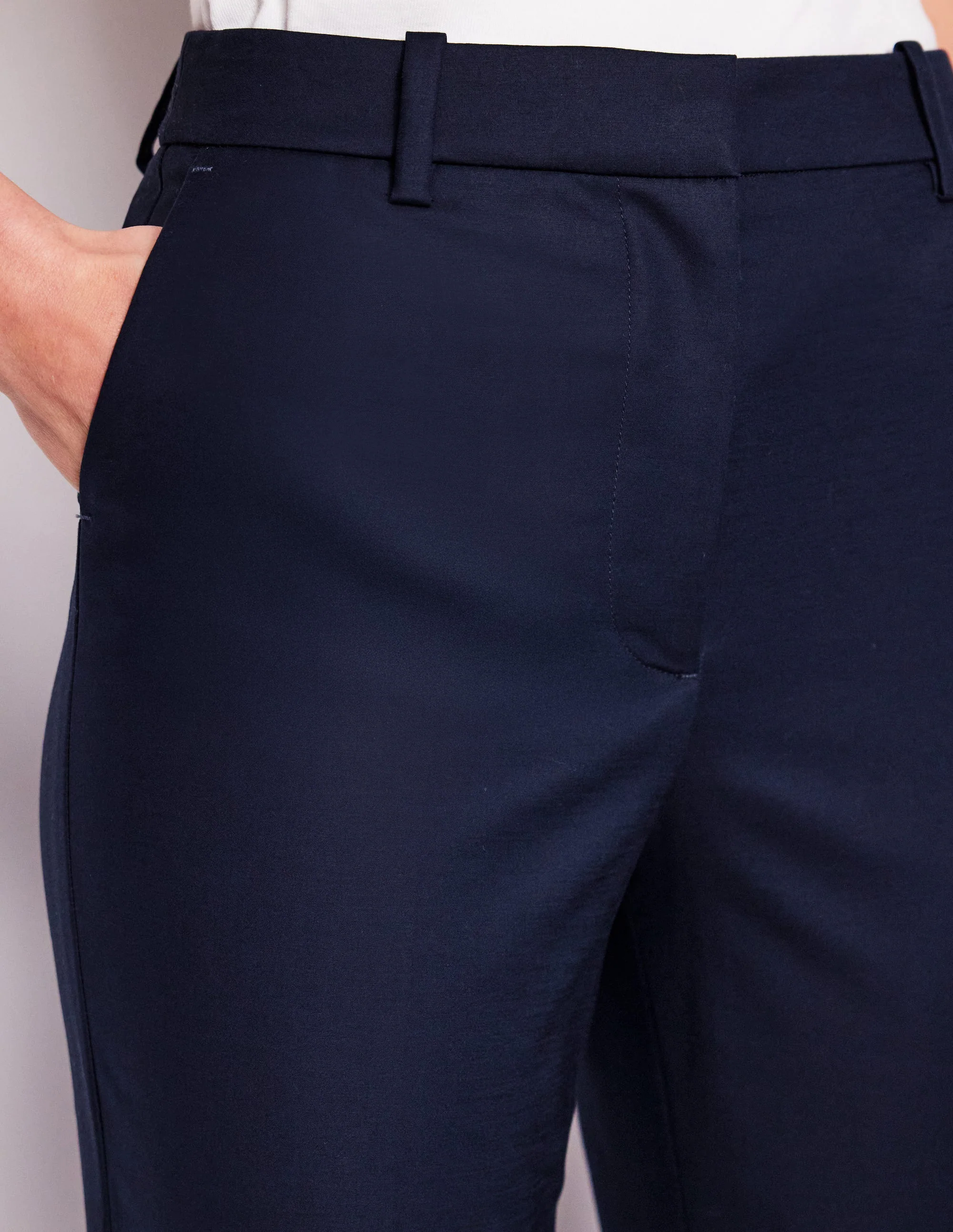 Capri Pants-Navy