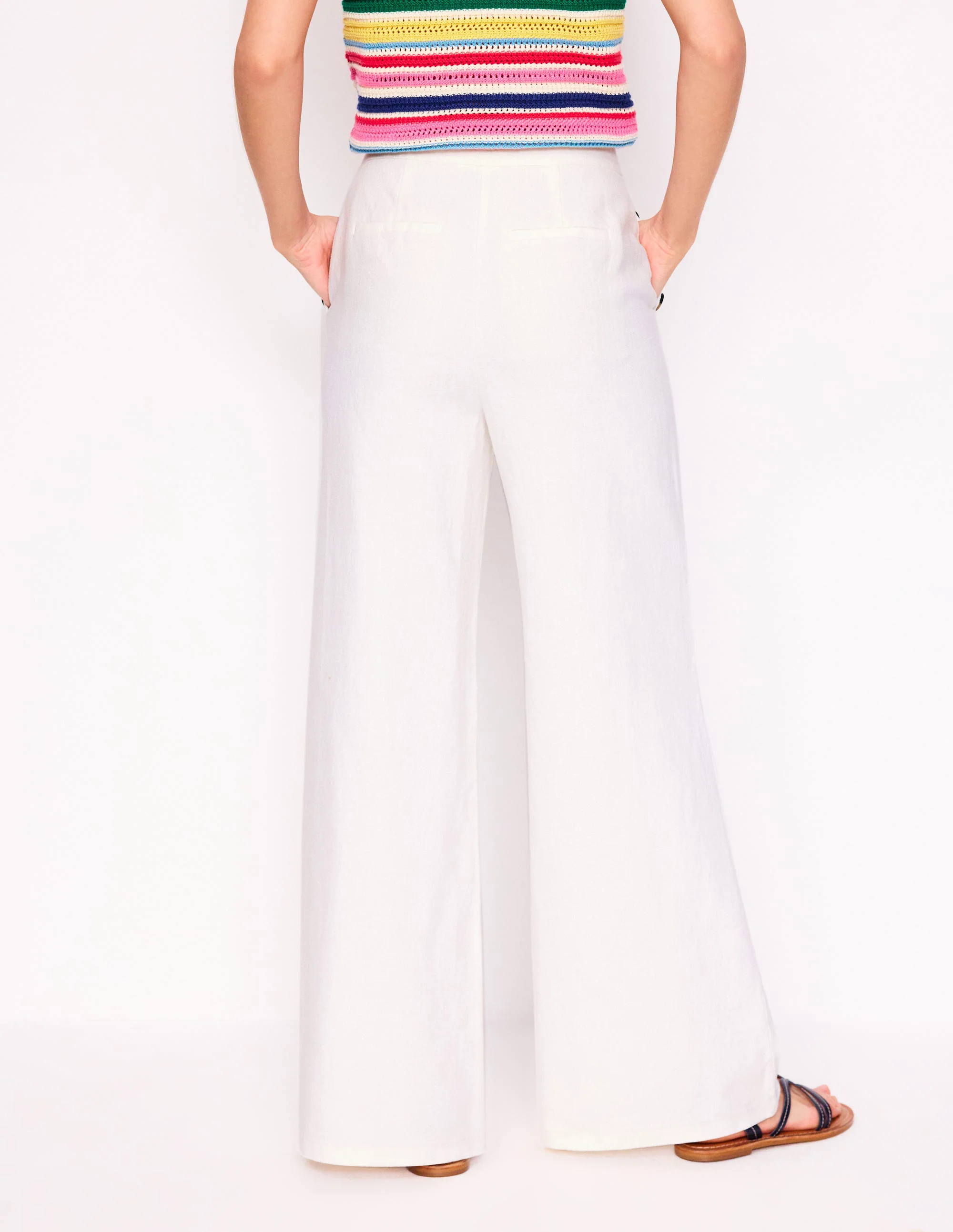 Greenwich Sailor Pants-White