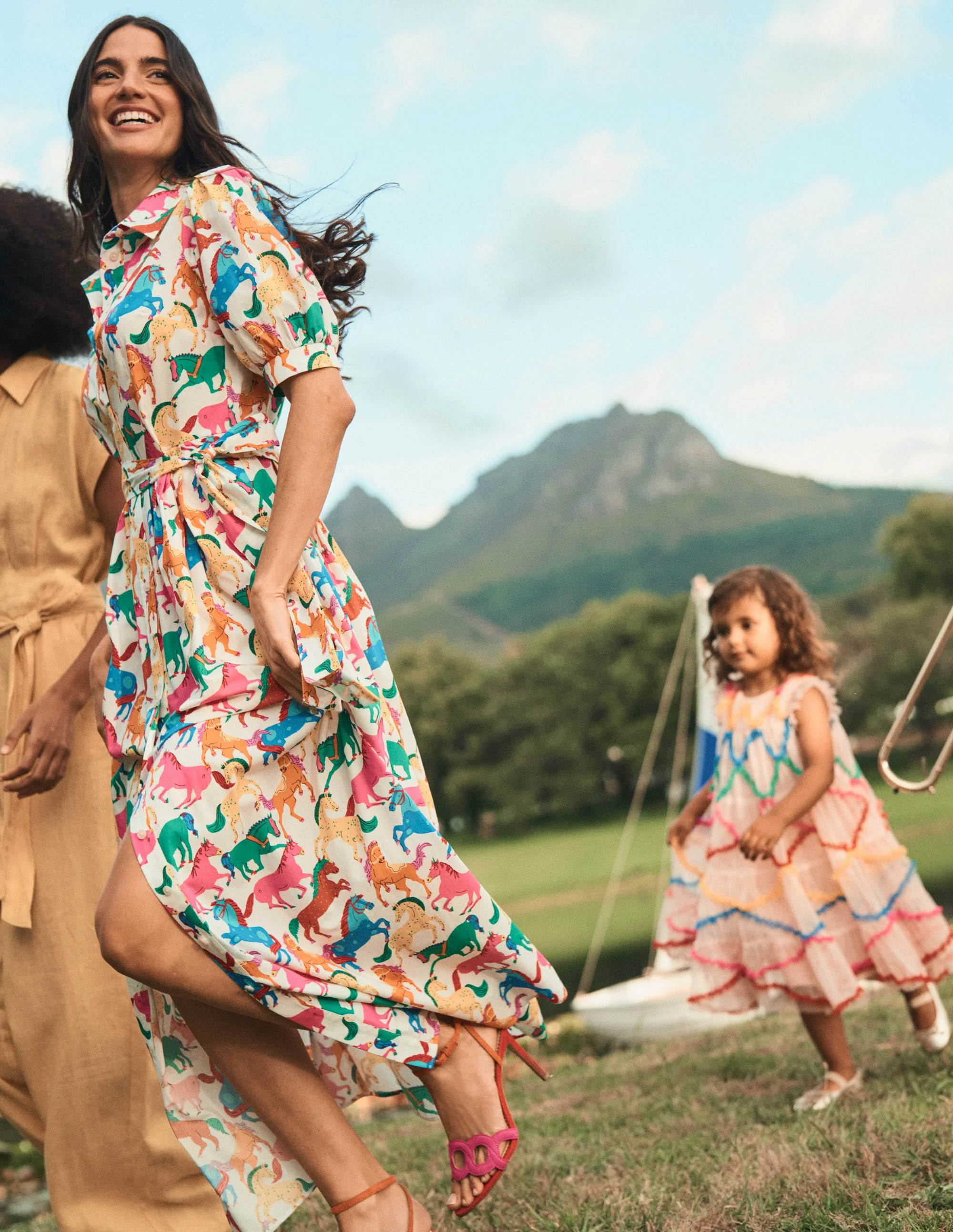 Alexa Maxi Shirt Dress-Multi, Pony Club